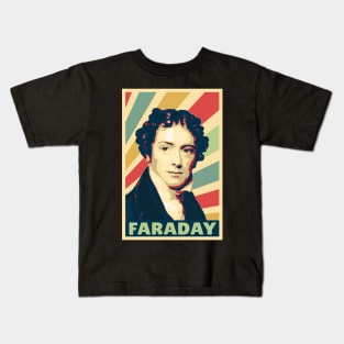 Michael Faraday Vintage Colors Kids T-Shirt